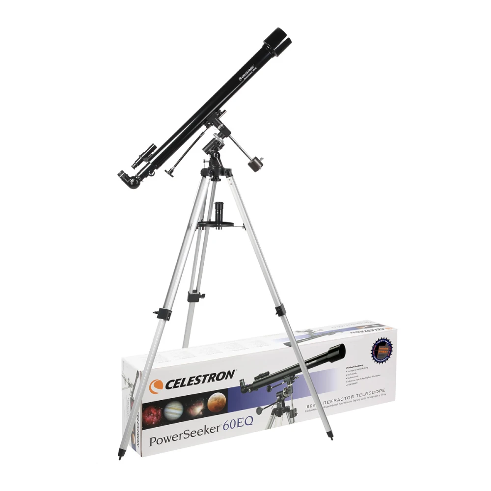 Teleskop Celestron PowerSeeker 60 EQ czarny