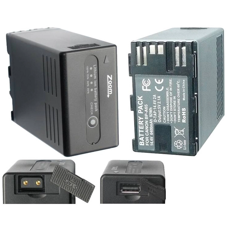 Akumulator ZOOM ALTRA BP-A65 zamiennik 96.5Wh D-TAP / USB zamiennik do Canon (EOS C70 / C200 / C300 / C500 / XF605)