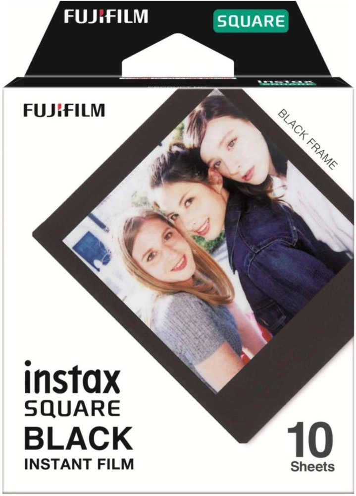 Wkłady FujiFilm Instax Square czarna ramka
