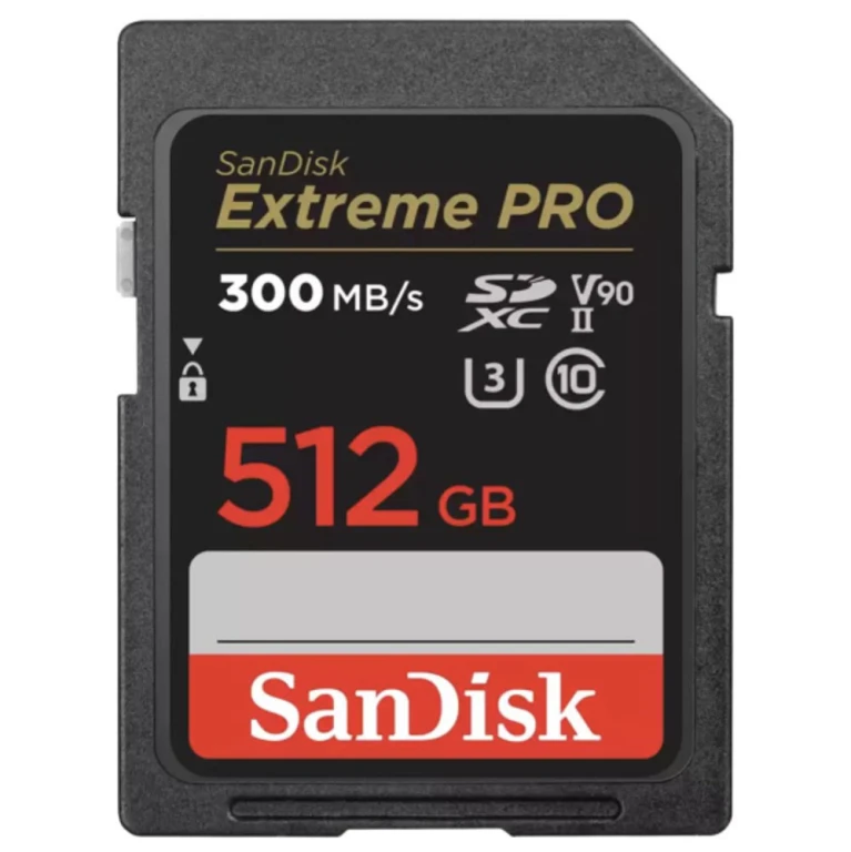Karta pamięci Sandisk SDXC 512 GB EXTREME PRO 300MB/s C10 UHS-II V90