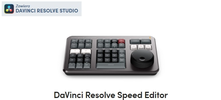 Blackmagic Klawiatura DaVinci Resolve Speed Editor (w zestawie DaVinci Resolve Studio)