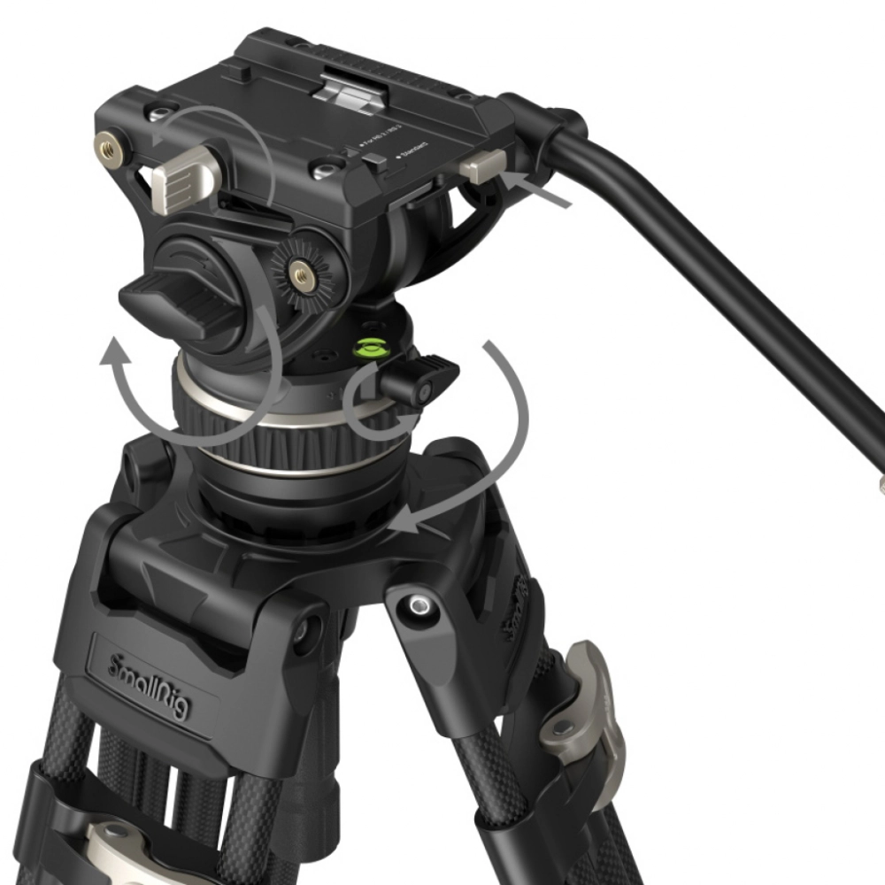 Statyw Smallrig Video FreeBlazer Heavy-Duty Carbon Fiber AD-100 (QR Manfrotto / DJI) [3989]