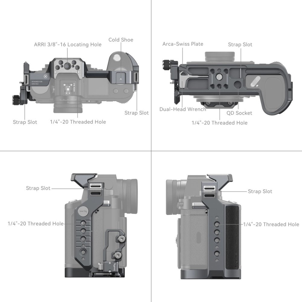 Smallrig Klatka operatorska do Leica SL3 Cage Kit [4510]