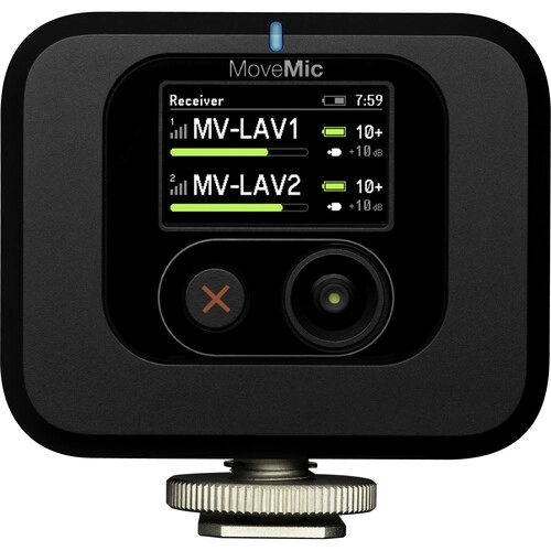 Shure Zestaw dwa mikrofony MOVEMIC Two Reciver Kit MV-TWO-KIT-Z6 bezprzewodowe z odbiornikiem