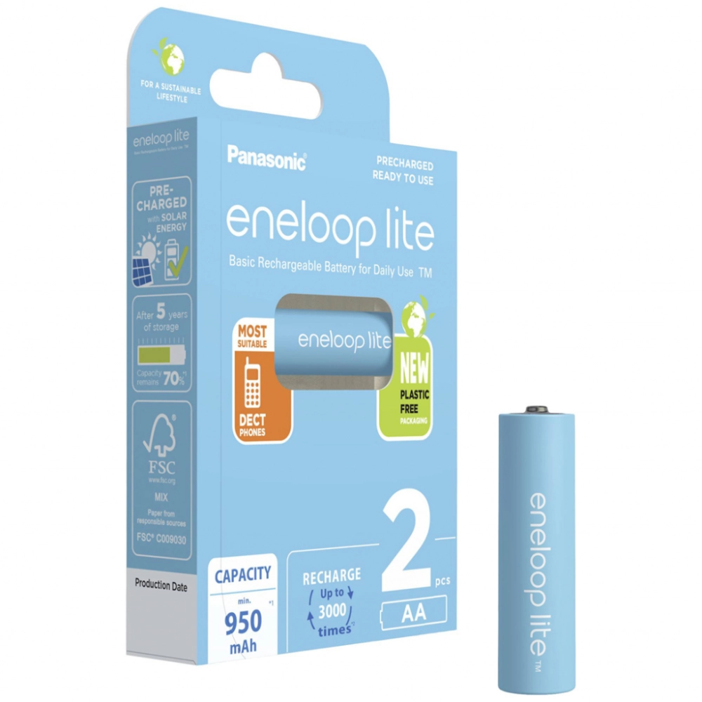 Akumulatory Panasonic Lite AA 950 mAh 2 szt.