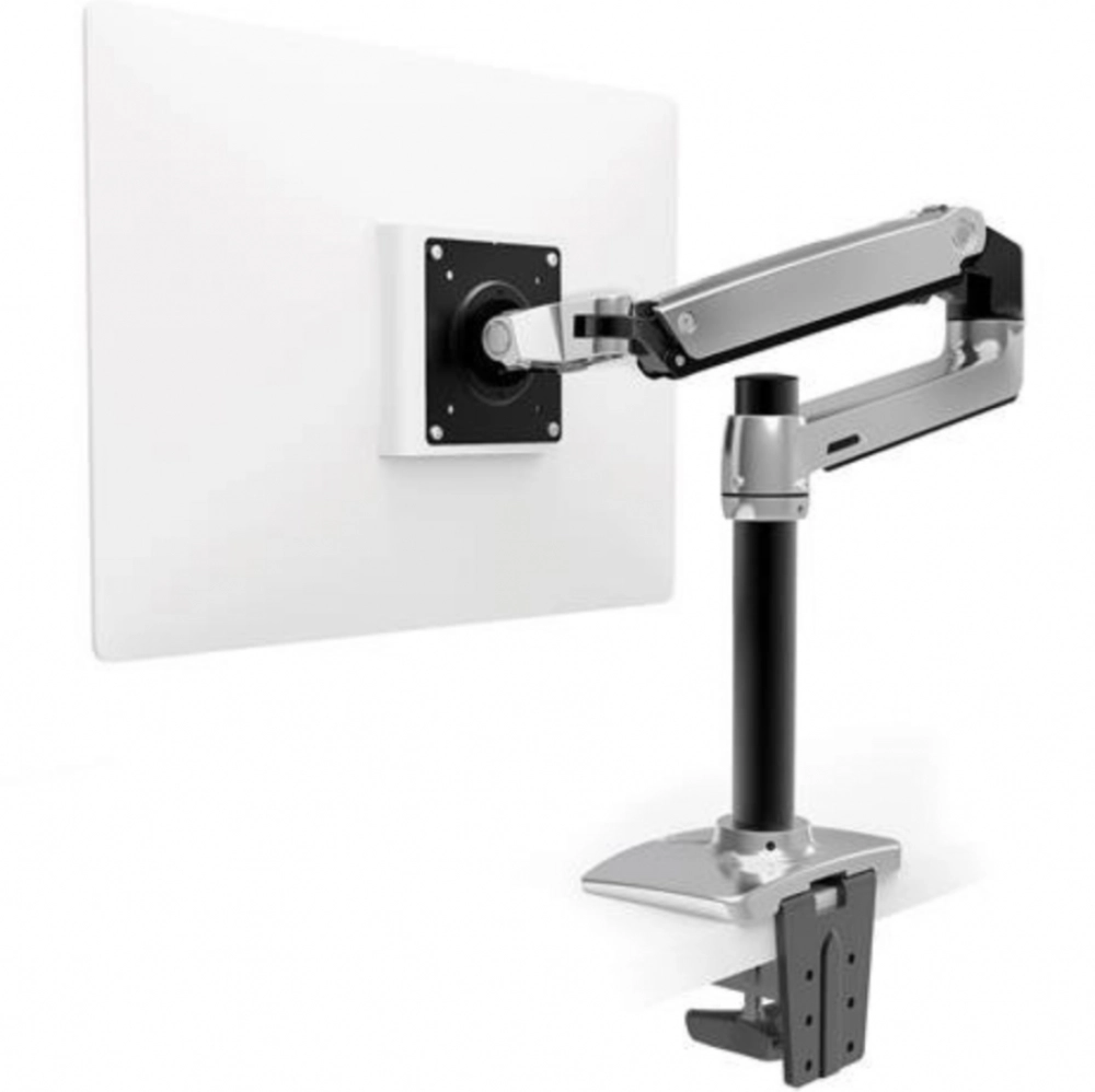 Ergotron LX Desk mount Arm uchwyt biurkowy do monitora z wysokim punktem montażowym polerowane aluminium