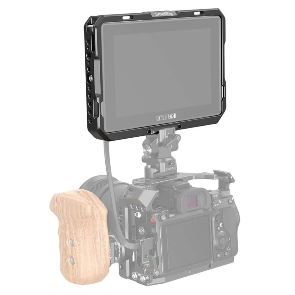 Smallrig Klatka na monitor z osłoną przeciwsłoneczną do SmallHD 702 [CMS2684]
