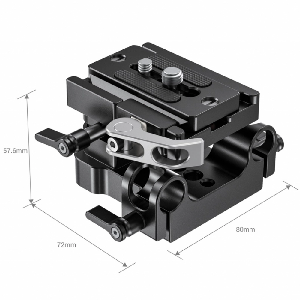 Smallrig Universal 15mm Rail Support Baseplate [2092B]