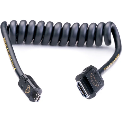 Atomos Kabel spiralny Full HDMI / micro HDMI 4K60p (30-60cm) [ATOM4K60C1]