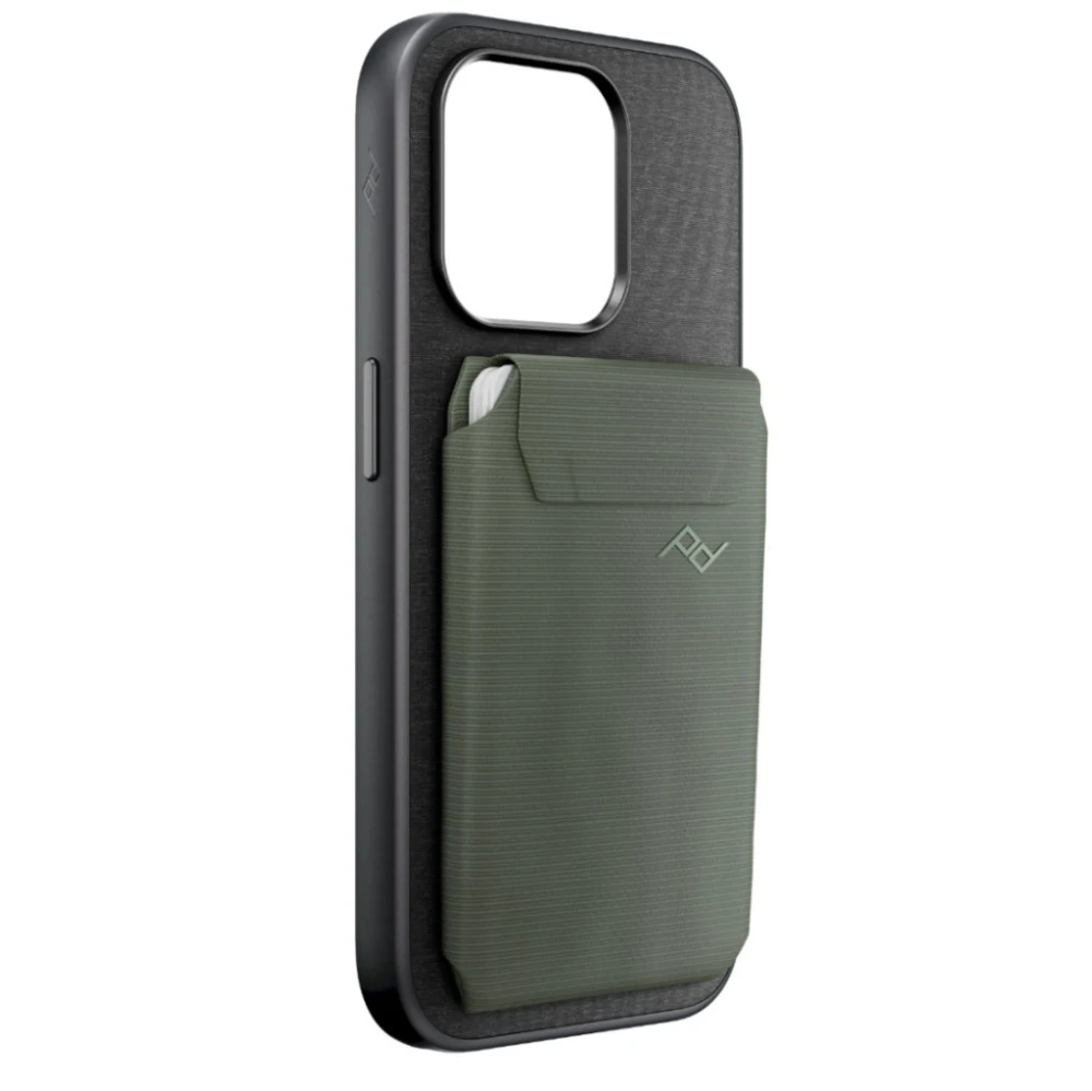 Peak Design Mobile Wallet Slim v2 płaski magnetyczny portfel do telefonu szarozielony