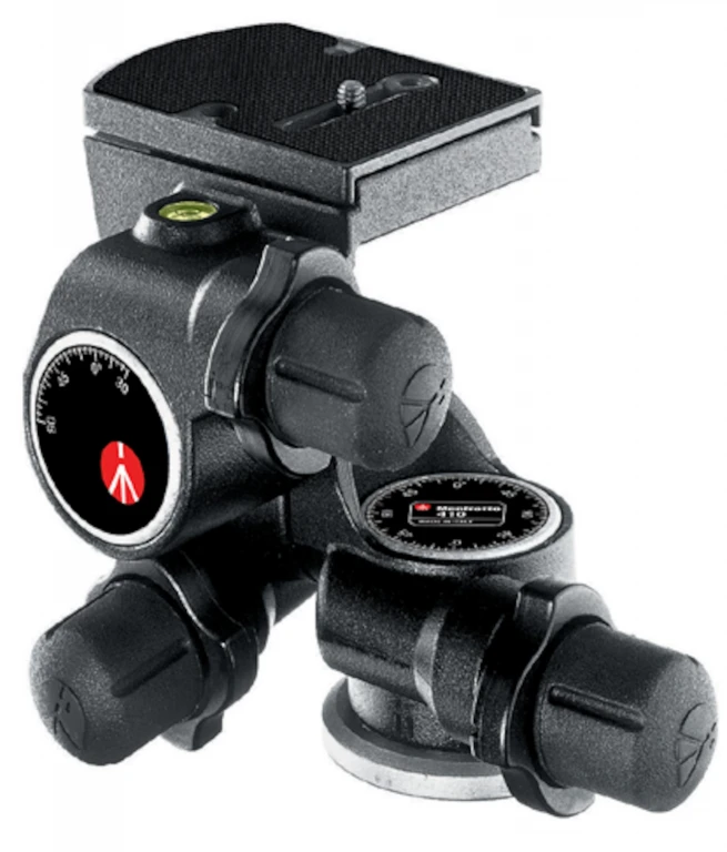 Głowica Manfrotto 410 JUNIOR z przekładnią zębatą, płytka 410PL/RC4