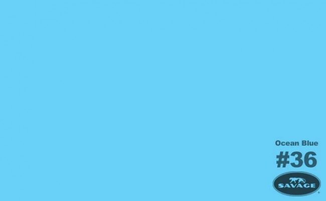 Tło kartonowe Savage Widetone kartonowe 1.36x11 m - 36 Ocean Blue