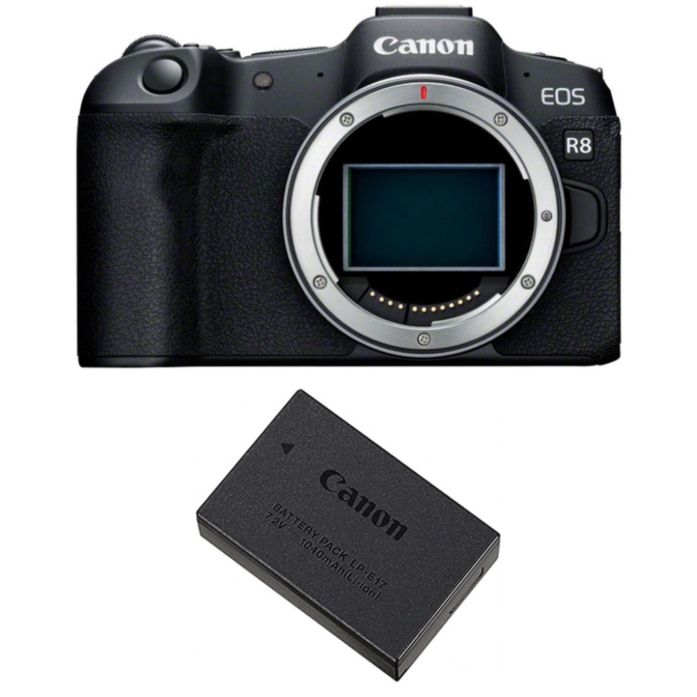Aparat cyfrowy Canon EOS R8 + LP- E17 kit