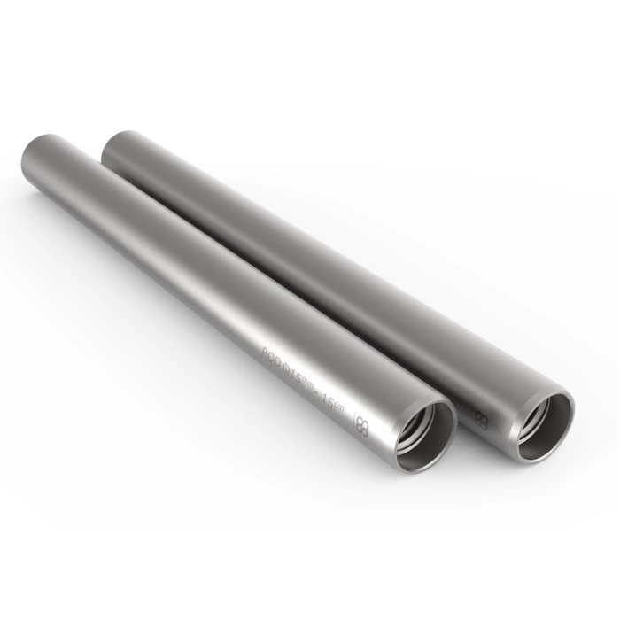 8sinn rurki aluminiowe 10cm 15MM Silver Rods 2szt