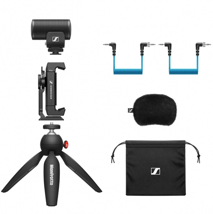 Sennheiser MKE 200 w zestawie ze statywem PIXI MINI