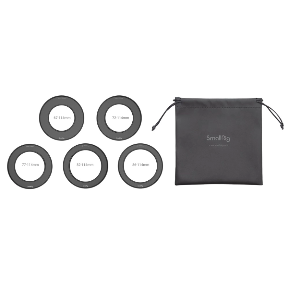 Smallrig Zestaw pierścieni redukcyjnych do Matte Box 2660 (67mm / 72mm / 77mm / 82mm / 86mm - 114mm)
