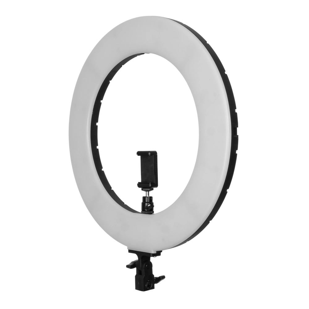 Lampa pierścieniowa GlareOne LED 60W, 3000-6000K, regulacja, torba, uchwyt