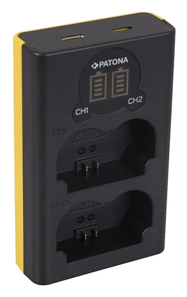 Ładowarka Patona podwójna Dual LCD USB do Fuji NP-W235 