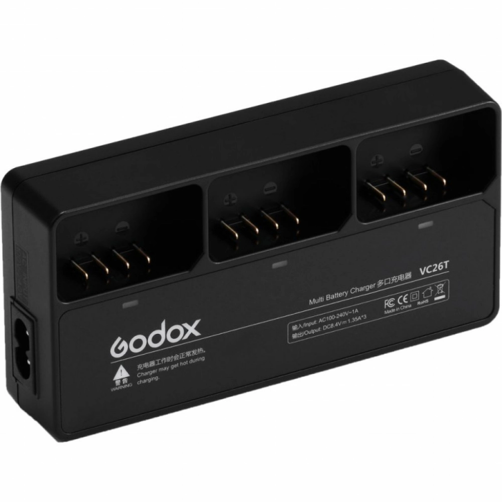 Godox Ładowarka VC26T potrójna do VB26