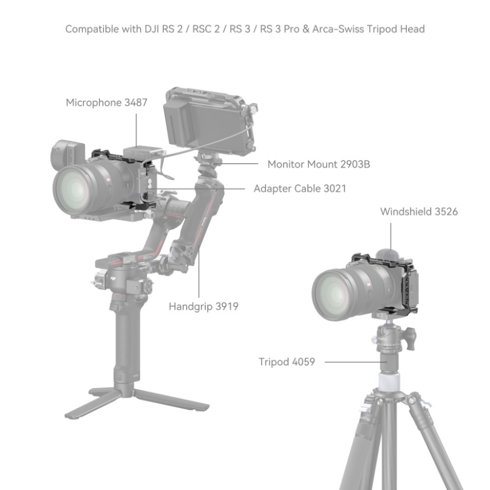 Smallrig Klatka operatorska do Sony ZV-E1 Cage [4256]