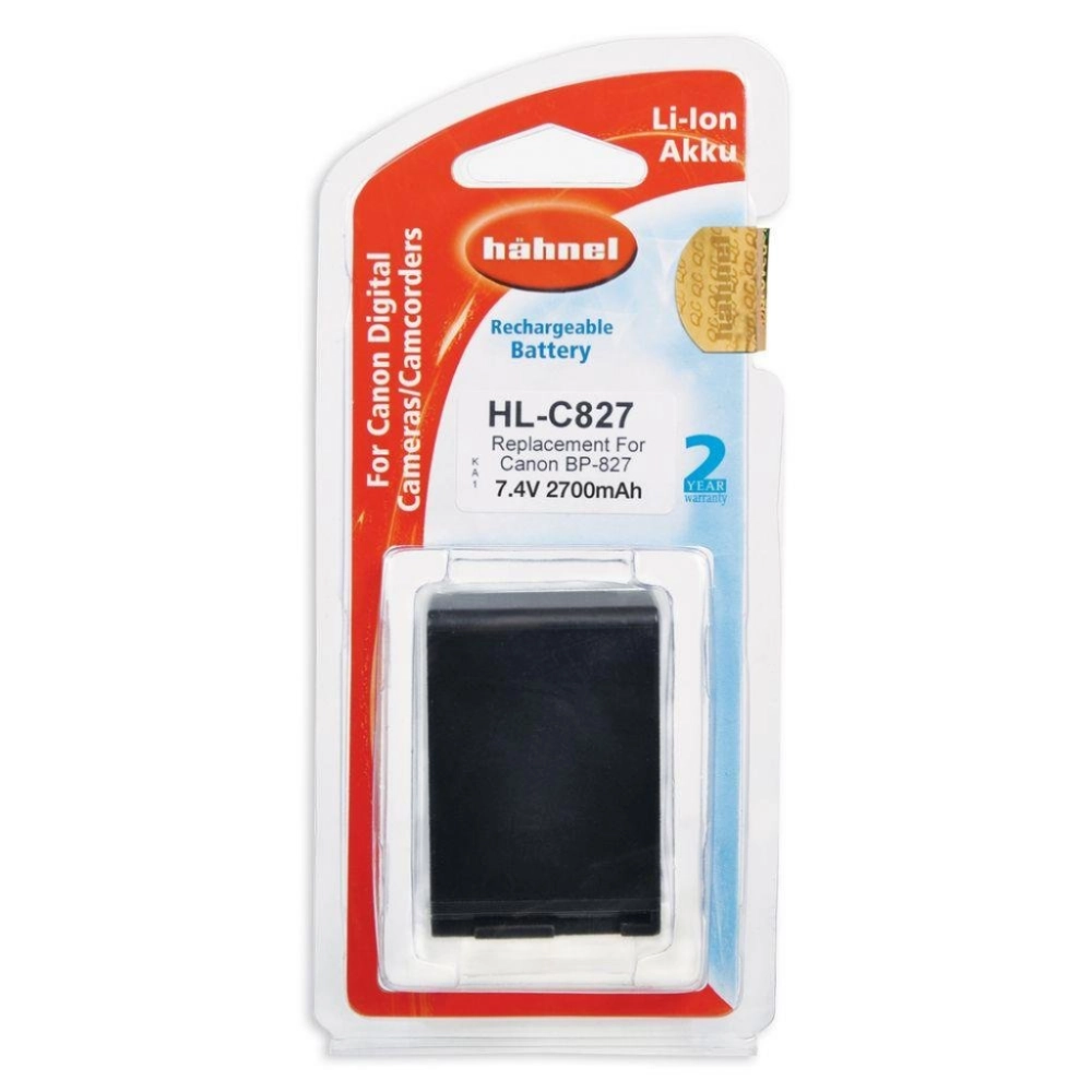 Akumulator Hahnel HL-C827/HL-C828 (zamiennik Canon BP-827)