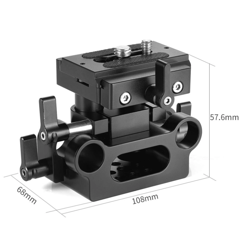 Smallrig Universal 15mm Rail Support Baseplate [DBC2272B]