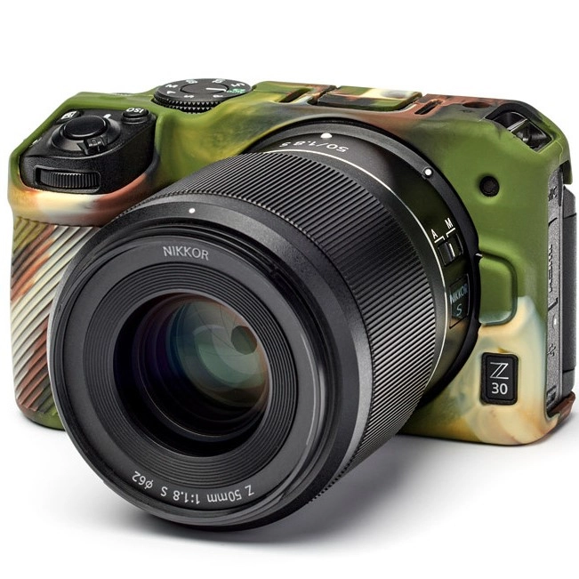 Zbroja EasyCover osłona gumowa dla Nikon Z30 camouflage