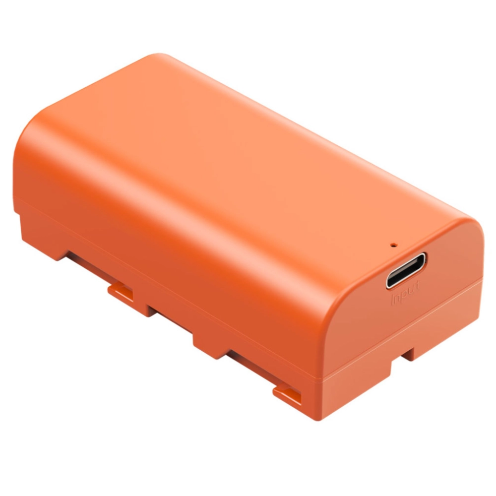 Akumulator Smallrig Akumulator do kamery NP-F550, ładowany przez USB-C, pomarańczowy [4971]