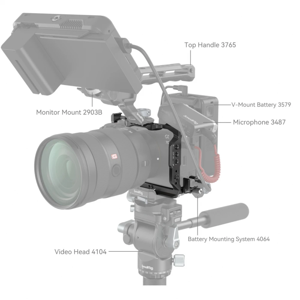 Smallrig Klatka operatorska do Sony A7C II / A7CR Cage Kit [4422]