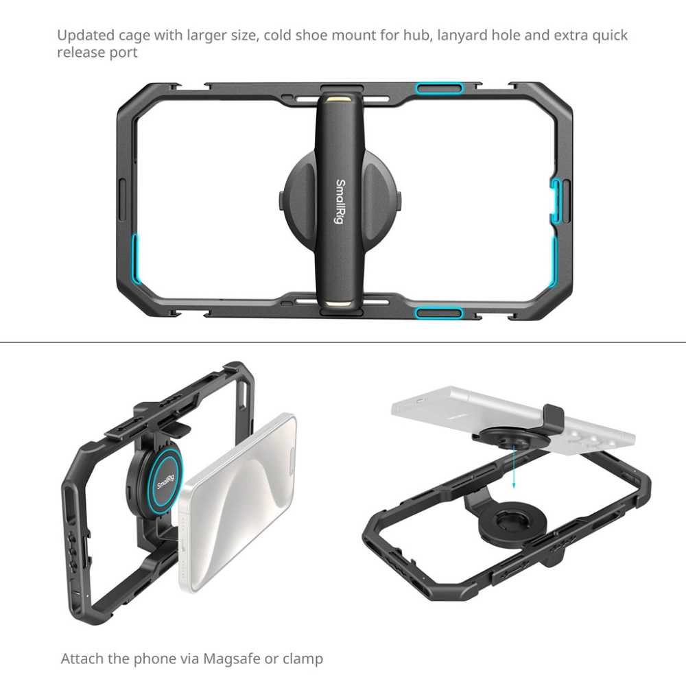 Smallrig Zestaw wideo All-in-One dla twórców smartfonowych, edycja Quick Pro [4704]