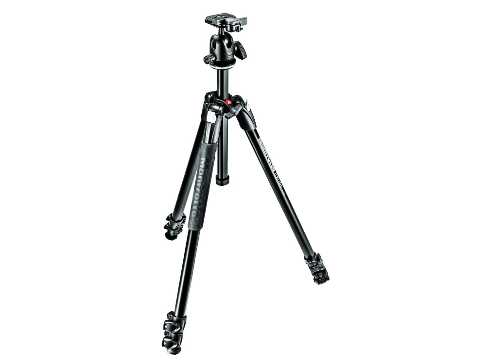 Statyw Manfrotto 290 Xtra, 3 sekcje, aluminiowy, głowica kulowa 496RC2 