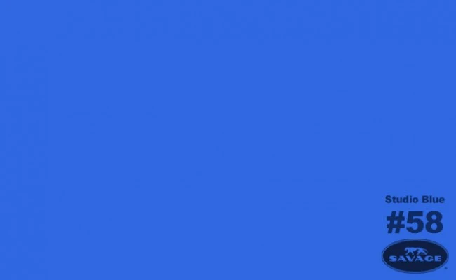 Tło kartonowe Savage Widetone kartonowe 2.72x11 m - 58 Studio Blue