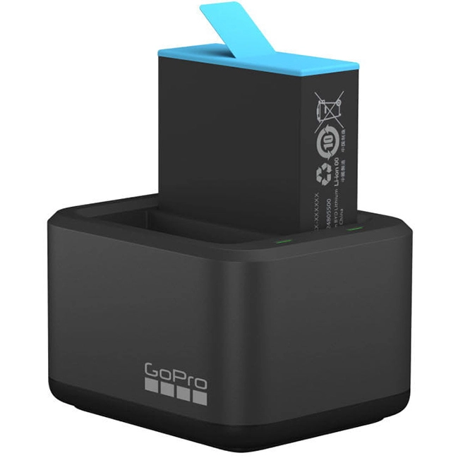 GoPro Ładowarka dwukanałowa + Akumulator do HERO 9 Black