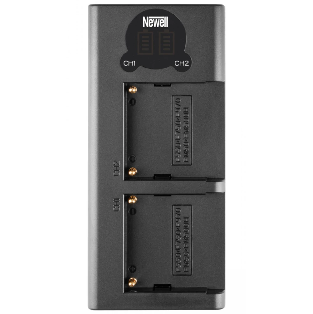 Ładowarka Newell dwukanałowa DL-USB-C do akumulatorów NP-F550/770/970
