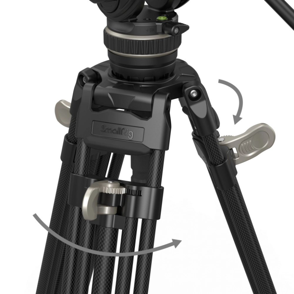 Statyw Smallrig Video FreeBlazer Heavy-Duty Carbon Fiber AD-100 (QR Manfrotto / DJI) [3989]