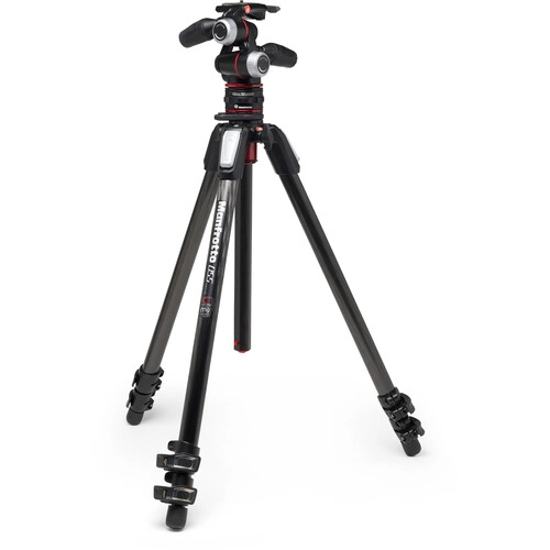 Statyw Manfrotto 055 Carbon 3s + głowica MHXPRO3W + szybkozłączka MOVE