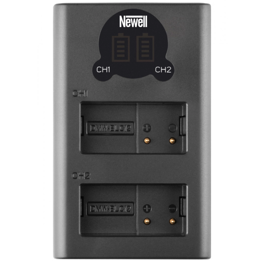 Ładowarka Newell dwukanałowa DL-USB-C do akumulatorów DMW-BLC12