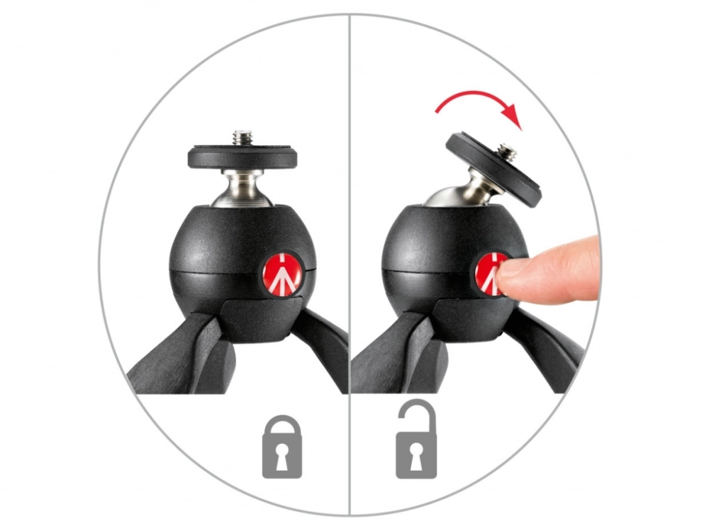 Statyw Manfrotto Pixi czarny