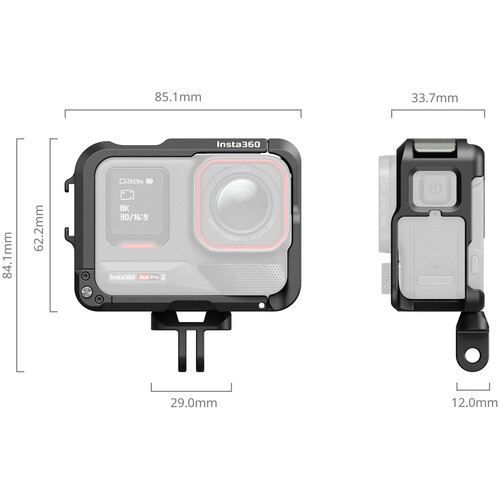 Smallrig Wielofunkcyjna klatka na kamerę sportową do Insta360 Ace Pro / Ace Pro 2 [5000]