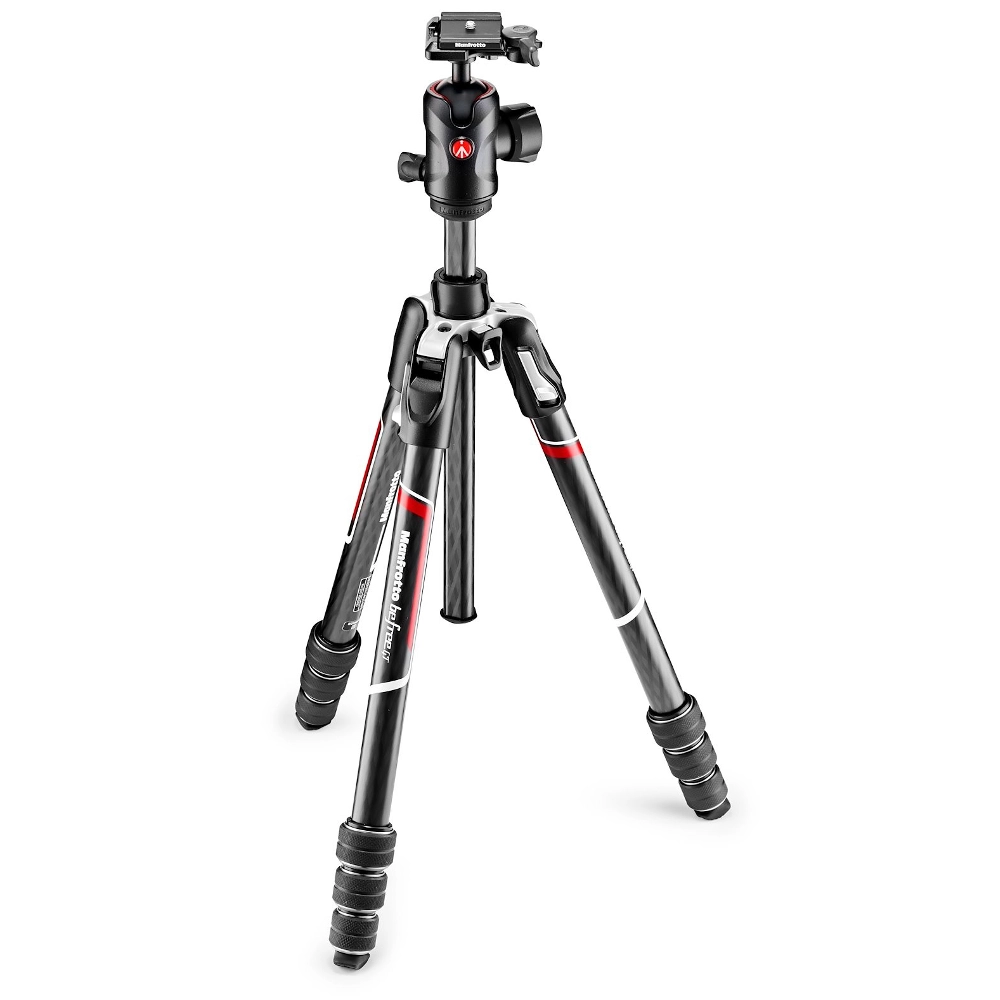 Statyw Manfrotto Befree GT Carbon, 4 sekcje, węglowy, głowica kulowa