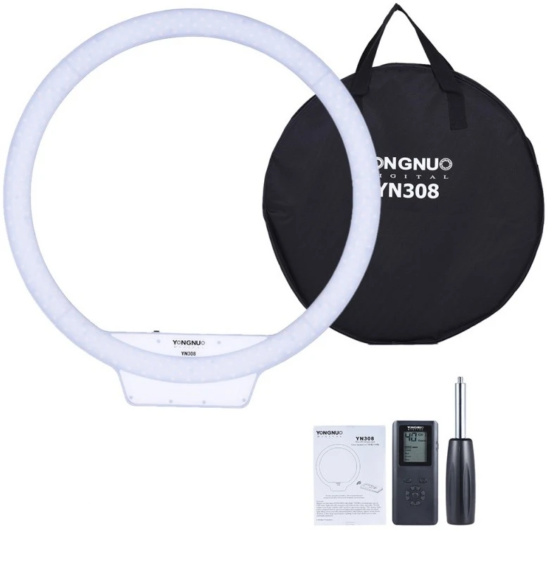 Lampa LED Yongnuo pierścieniowa YN-308 Ring Bicolor 3200-5500K