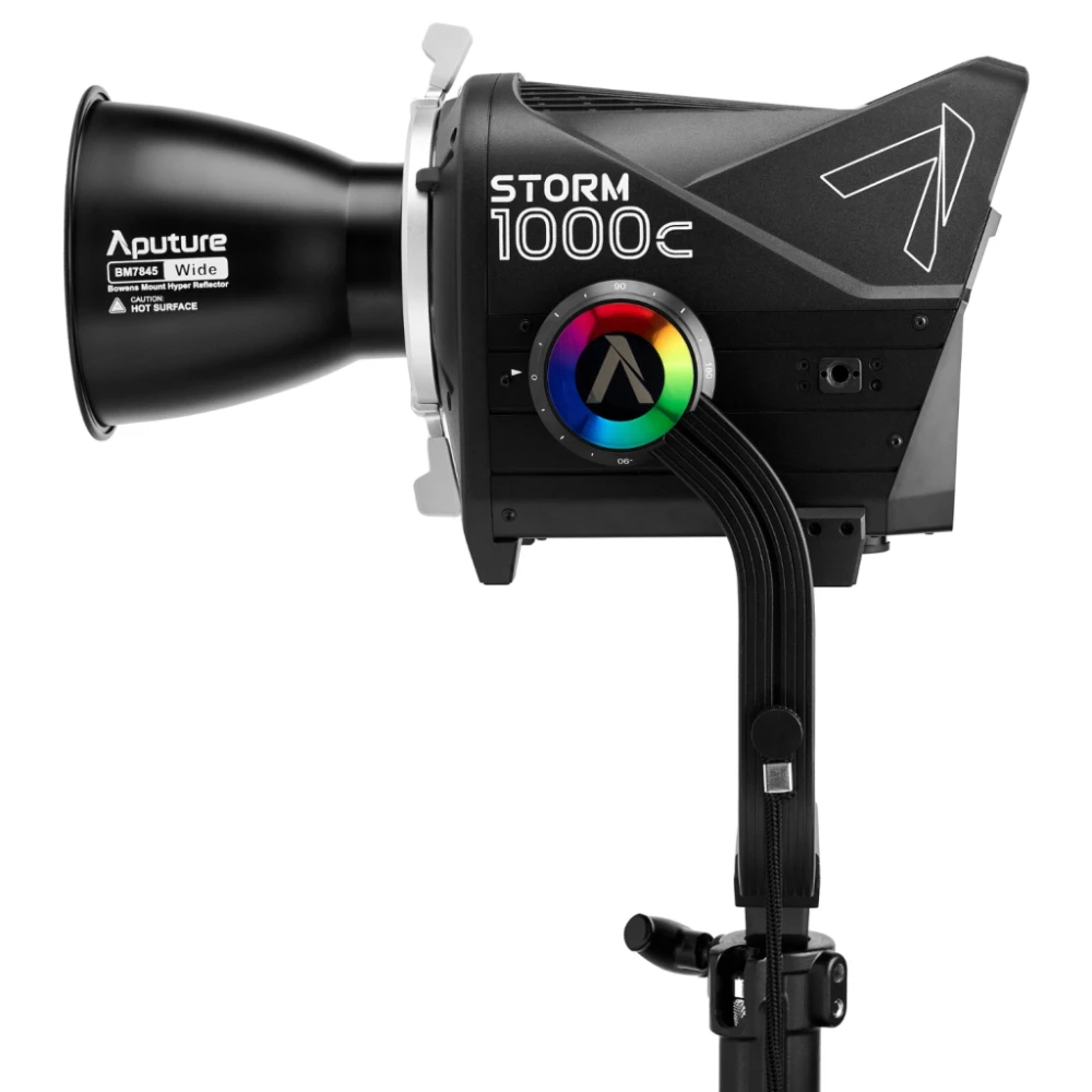 Lampa LED Aputure Storm 1000c RGB 1800-20000K (wodoodporość IP65) ProLock Bowens Mount