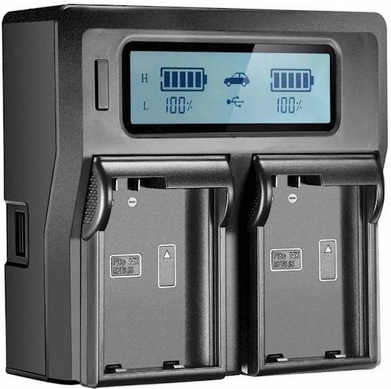 Ładowarka ZOOM ALTRA DC-LCD Dual do Canon BP-828/820