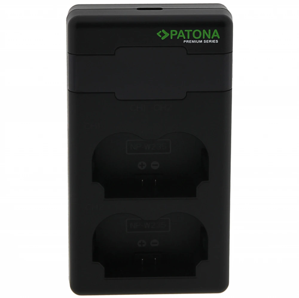 Ładowarka Patona Premium Twin Performance PD do Fuji NP-W235 z kablem USB-C