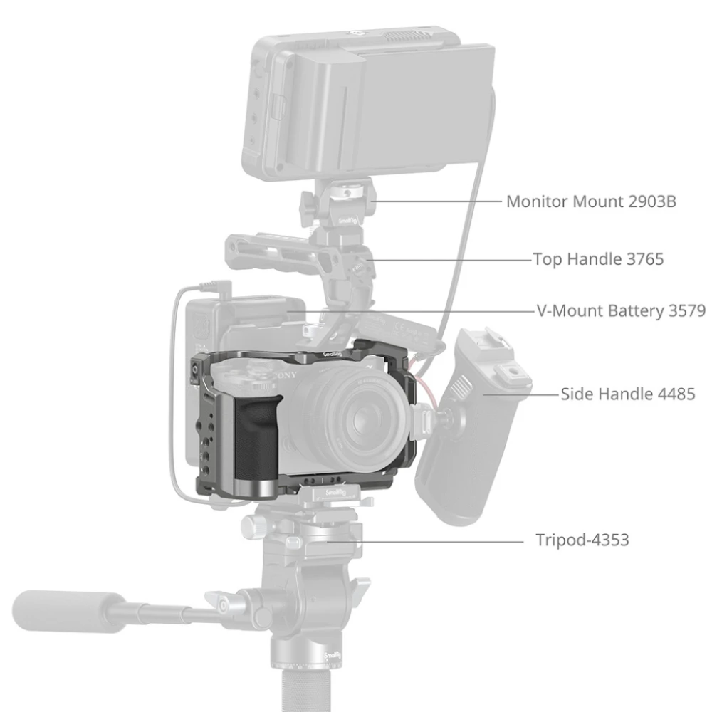 Smallrig Zestaw klatki z szybkozłączką HawkLock do Sony A 7C II / 7CR [5198]