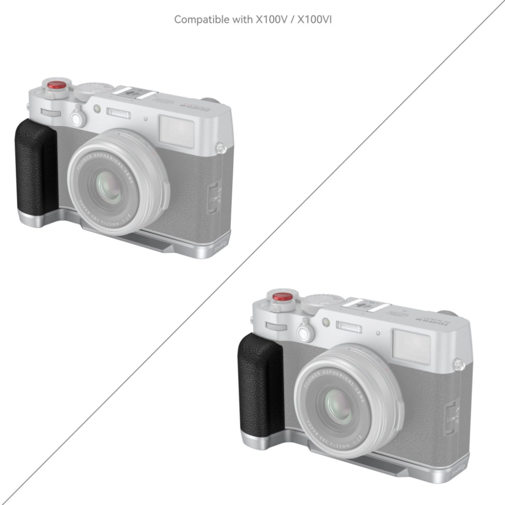 Smallrig Uchwyt w kształcie L do Fujifilm X100VI / X100V, srebrny [4555]