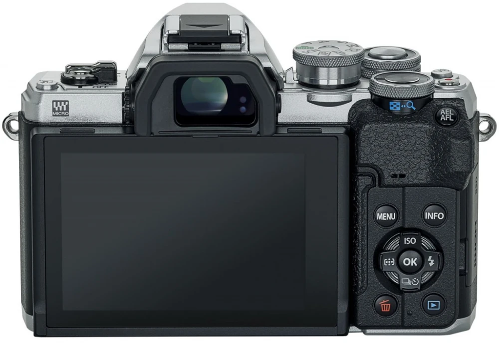 Aparat cyfrowy OM System OM-D E-M10 Mark IV + ob. 14-42 EZ srebrny 