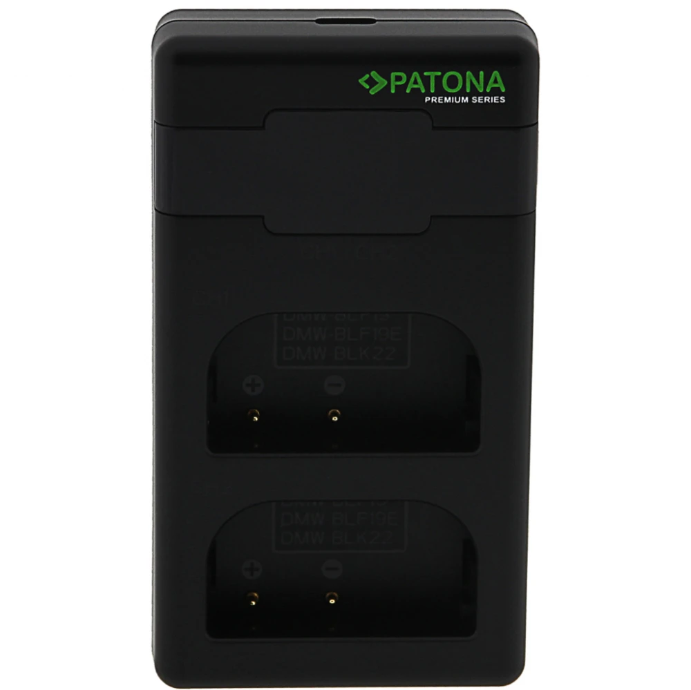 Ładowarka Patona Premium Twin Performance PD do Panasonic DMW-BLF19 z kablem USB-C