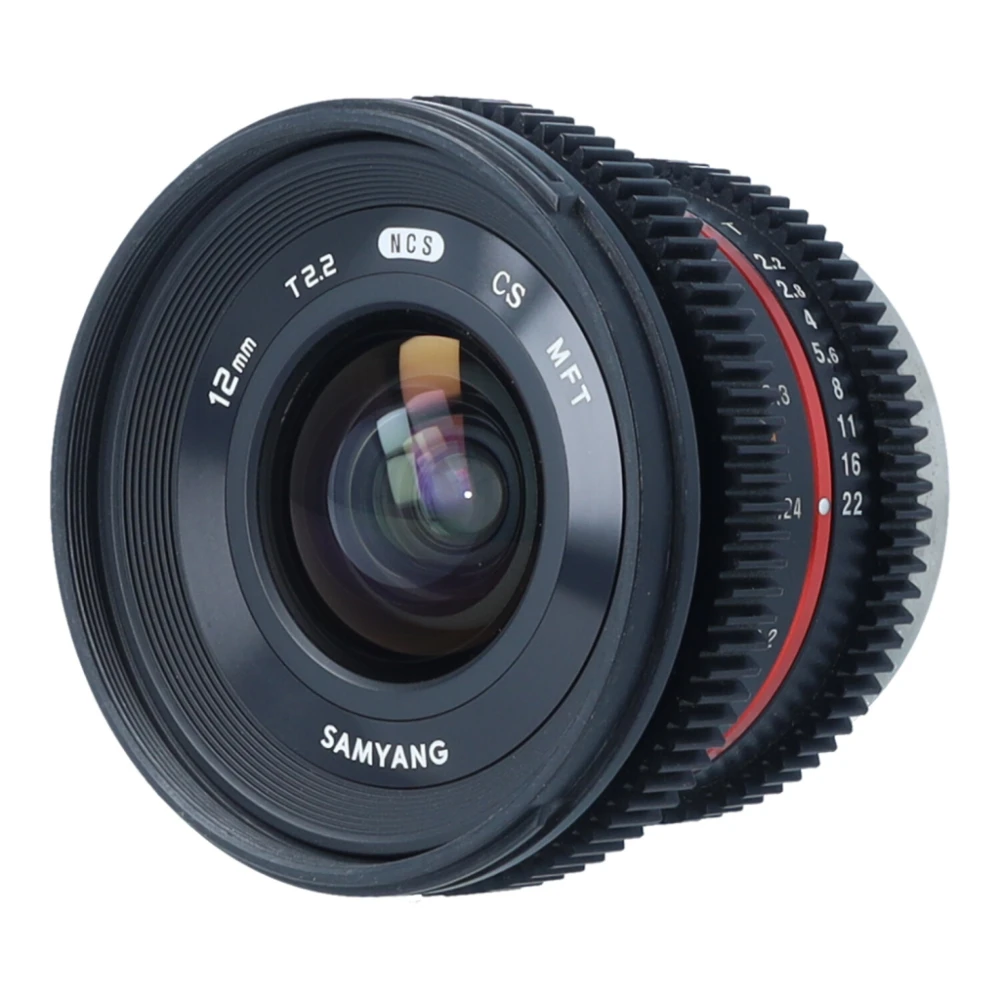 Obiektyw UŻYWANY Samyang 12 mm T2.2 NCS CS VDSLR / Micro MTF s.n. F117G0102