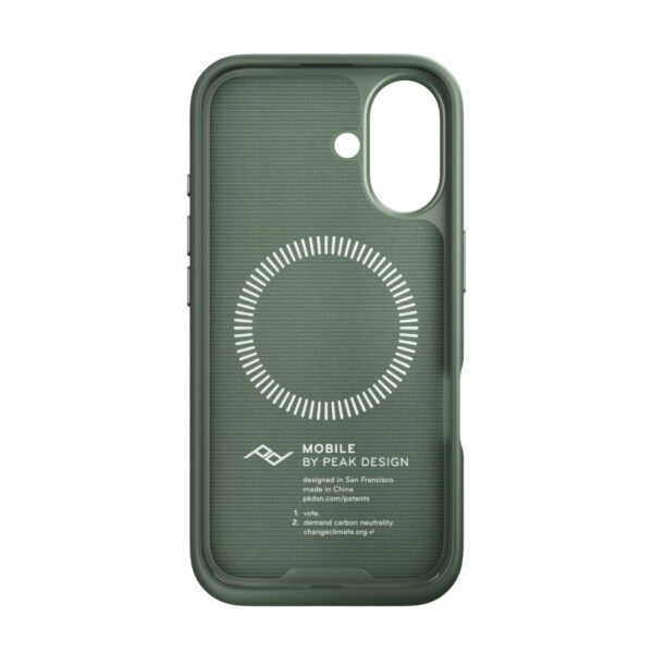 Peak Design Mobile Everyday Fabric Case etui do iPhone 16 szarozielone